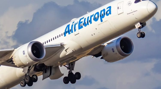 Air Europa amplía suspensión de vuelos en Venezuela
