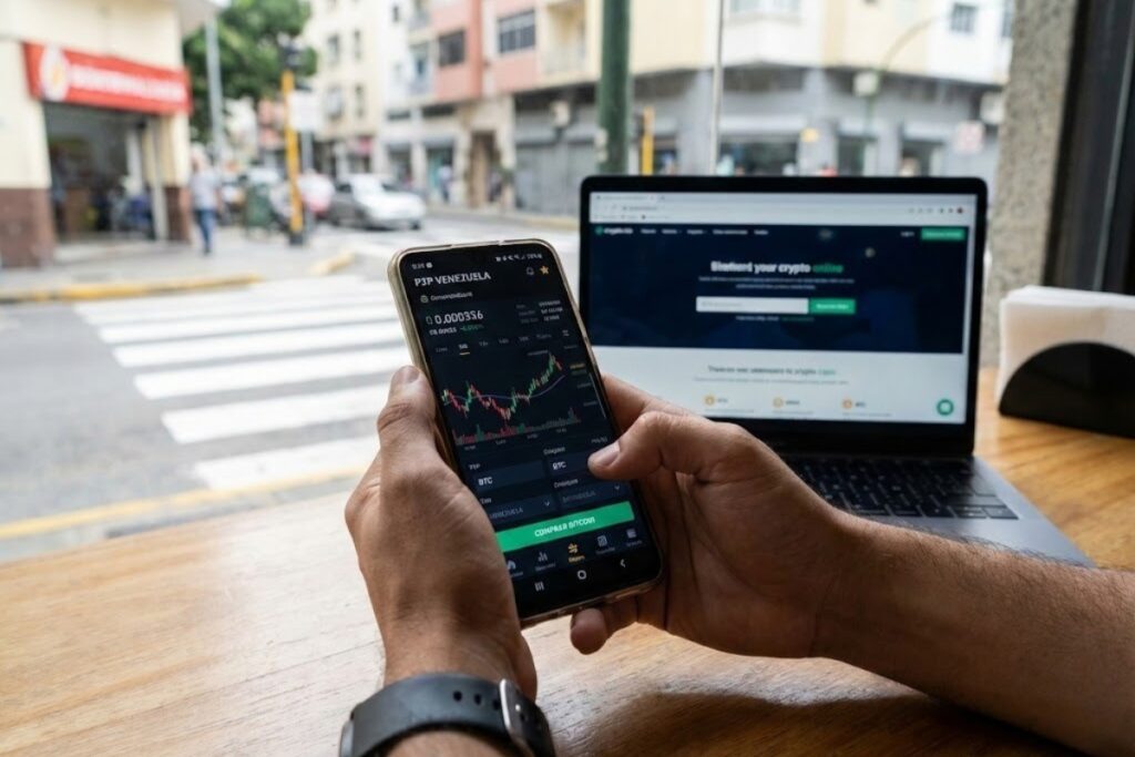 Al menos el 40% del tráfico venezolano a webs de criptomonedas va a sitios P2P