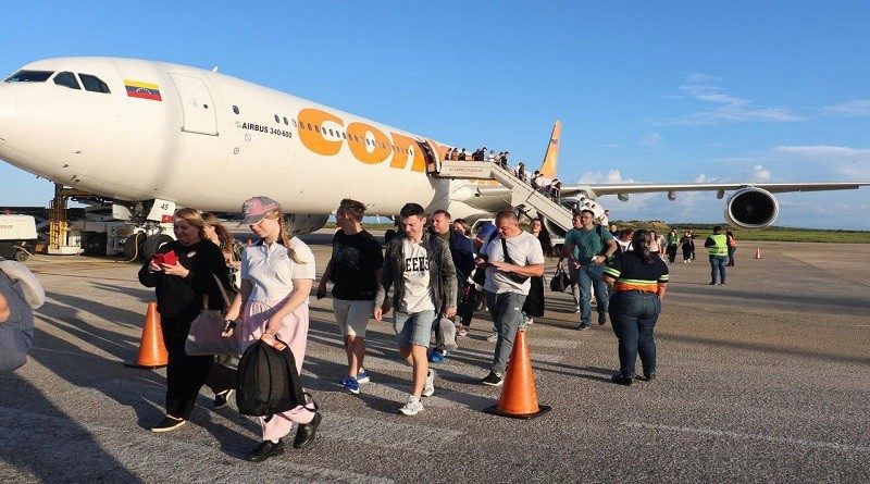 Arriban nuevos turistas rusos a Margarita