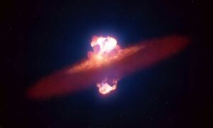 Captan la forma específica de la explosión en supernova de una estrella muy poco después de comenzar