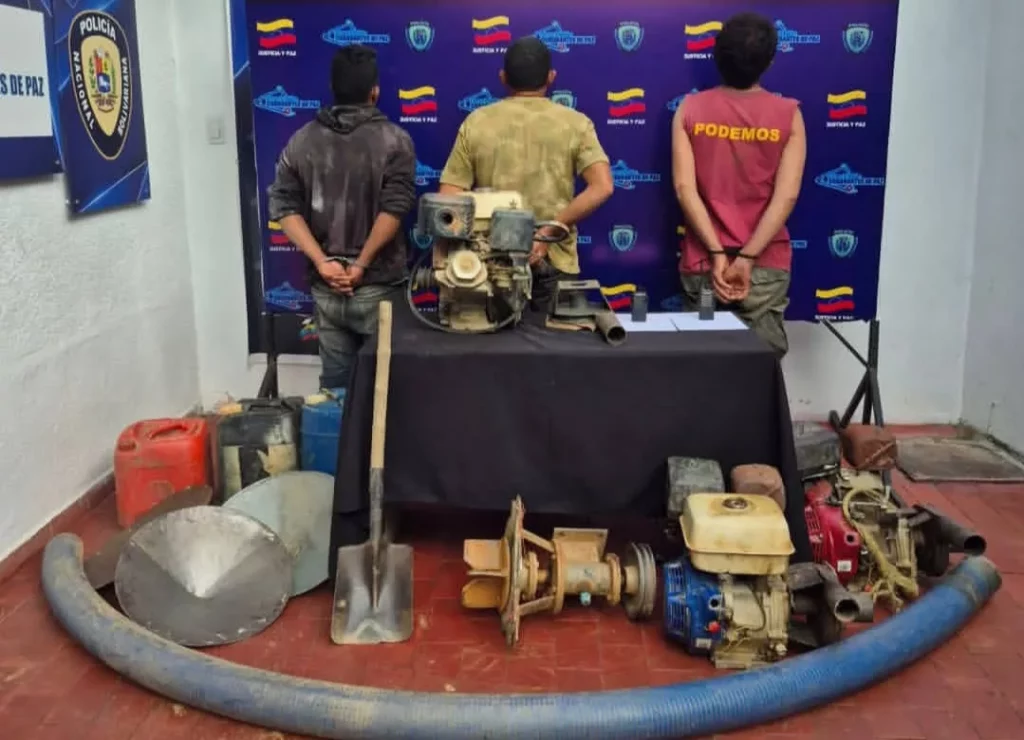 Capturados tres sujetos por delitos ambientales en Tocuyito