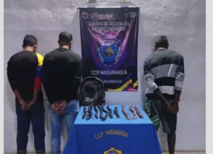 Capturados tres sujetos por hurto de material estratégico