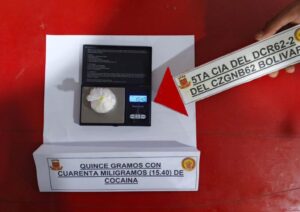 Capturan a ciudadano por posesión de cocaína en El Callao
