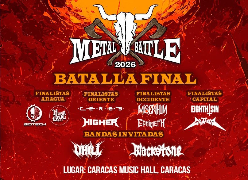 Caracas se prepara para la gran final del Wacken Metal Battle Suramérica Venezuela 2025 - AlbertoNews