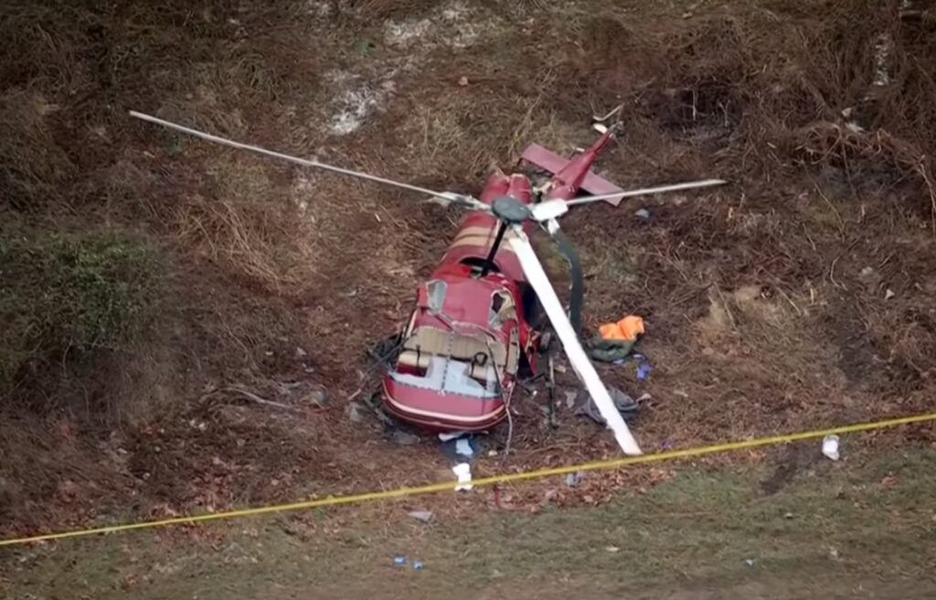 Choque de dos helicópteros en Nueva Jersey deja dos muertos