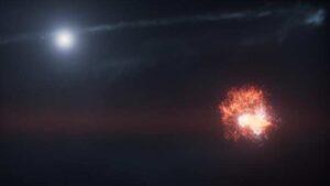 Colisiones de planetesimales en otro sistema solar