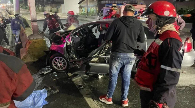Conductor ebrio deja varios muertos y heridos en Caracas