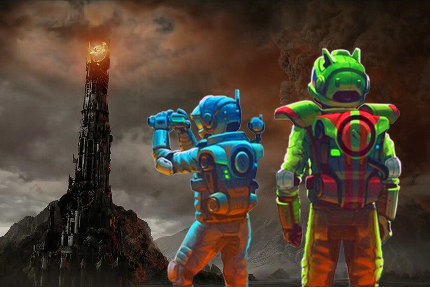 Construyó la torre de Barad-dûr de El Señor de los Anillos en No Man's Sky y le quedó tan épica que debería conservarse por la eternidad