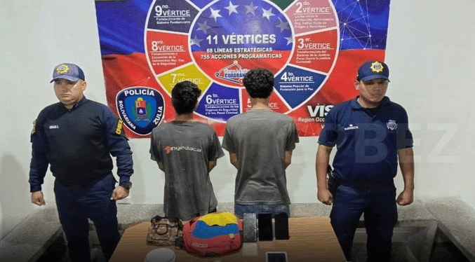 Cpbez detiene a tres sujetos por posesión de drogas en Cabimas
