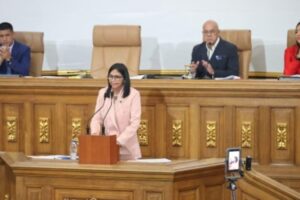 Delcy Rodríguez: presupuesto nacional para 2026 supera 5 billones de bolívares