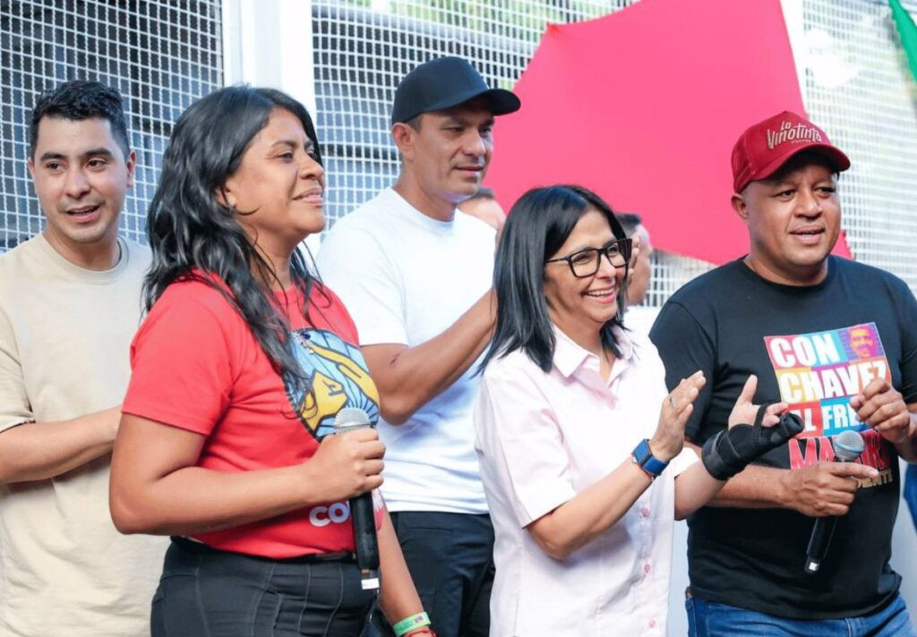 Delcy Rodríguez prometió a los cuatro vientos mayor "producción y distribución alimentaria"