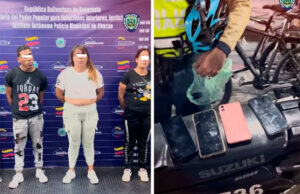 Desarticulada banda que robaba celulares en transporte público