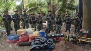 Destruyen materiales utilizados para la minería ilegal en Amazonas