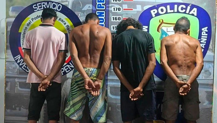 Detienen a cuatro sujetos en Guanipa por presunto abuso sexual contra un niño