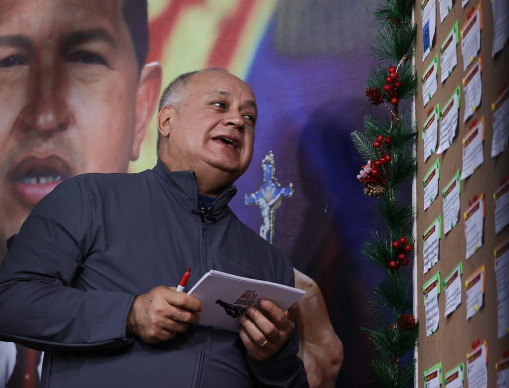 Diosdado Cabello dijo están bajo una "amenaza real, cierta" de EEUU