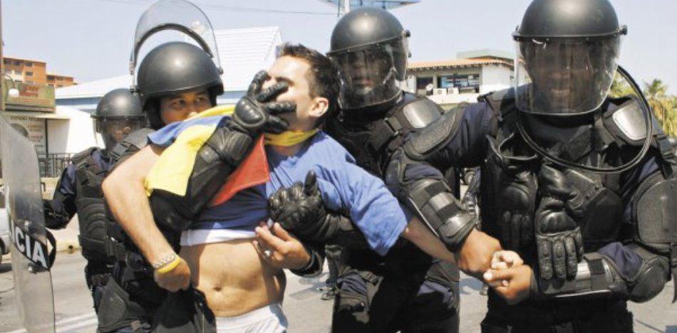 Represión en Venezuela- Foto Cortesía