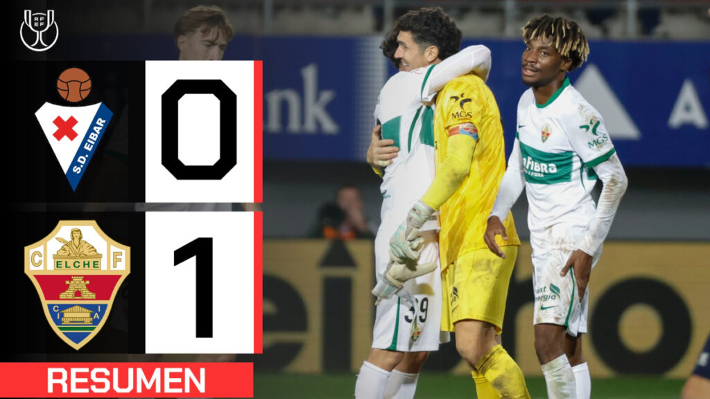 El Elche resiste y vence en Eibar