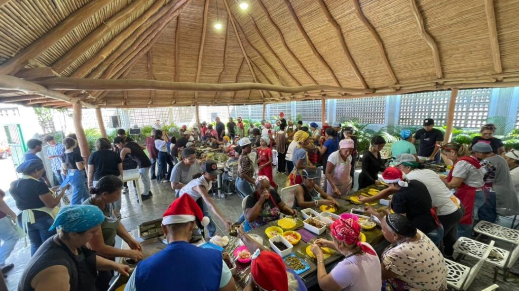 El Gran Hallacazo movilizó a 100 entusiastas voluntarios
