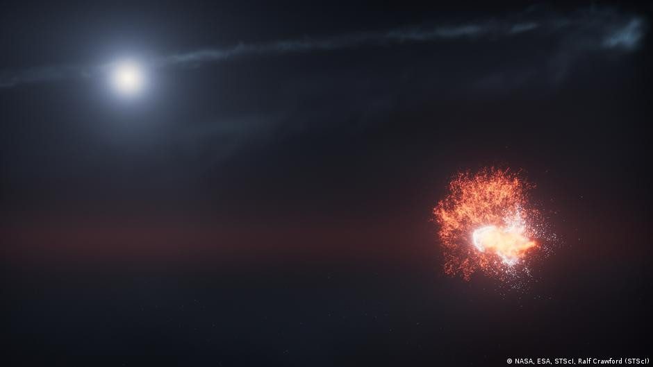 El Hubble capta colisiones inéditas en un sistema planetario – DW – 19/12/2025