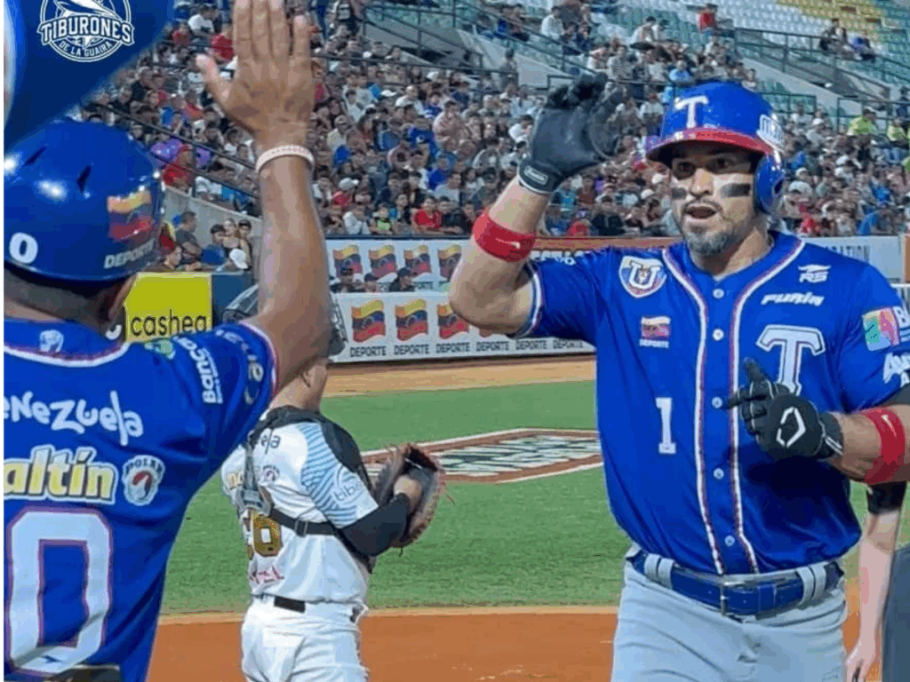 Escobar y Barreto impulsaron victoria de Tiburones