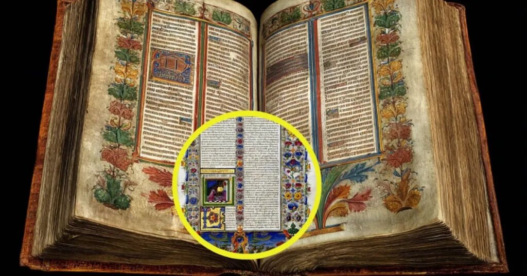 Esta es la “Mona Lisa” de las biblias, un lujoso manuscrito iluminado renacentista que ahora puede admirarse en Roma