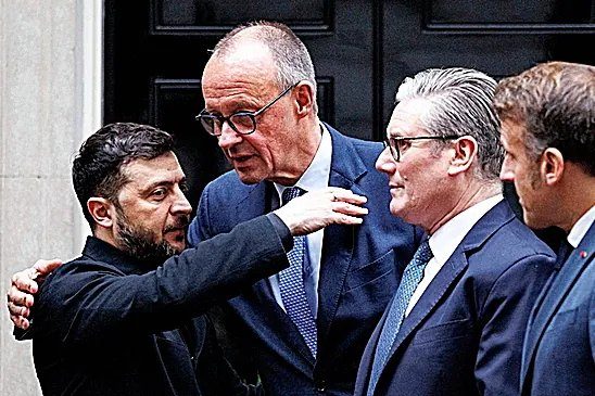 Europa arropa a Zelenski ante las prisas de Trump por firmar la paz con Rusia: "Todos sabemos que el destino de este país es el destino de Europa", afirma Merz