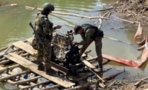 FANB destruye equipos y materiales mineros ocultos en Amazonas