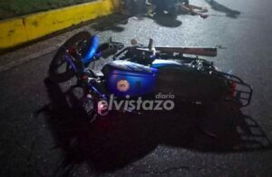 Falleció conductor de moto accidentada cerca de la Redoma Metropolitana