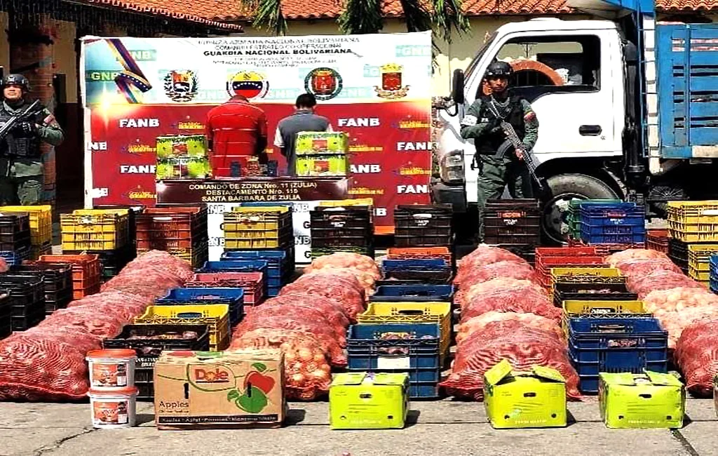 Fanb decomisa contrabando de frutas y hortalizas