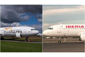 Iberia y Plus Ultra suspenden vuelos a Caracas