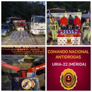 Incautan 63 kilogramos de cocaína en Mérida