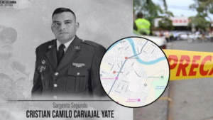 Investigan macabro asesinato de Cristian Camilo Carvajal, sargento segundo del Ejército, cuando visitaba a su mamá en Flandes, Tolima