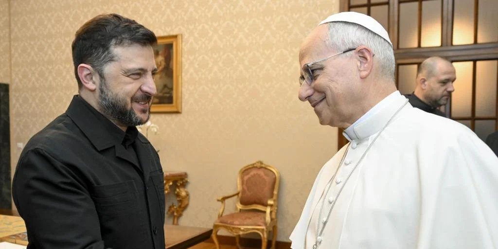 León XIV reclama ante Zelenski que las negociaciones lleven a una paz «justa y duradera»