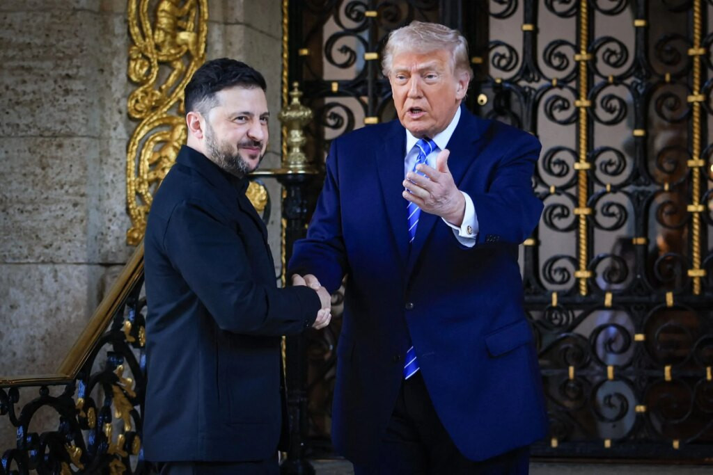Los aliados europeos de Ucrania celebran con recelo la reunión entre Trump y Zelenski en Mar-a-Lago