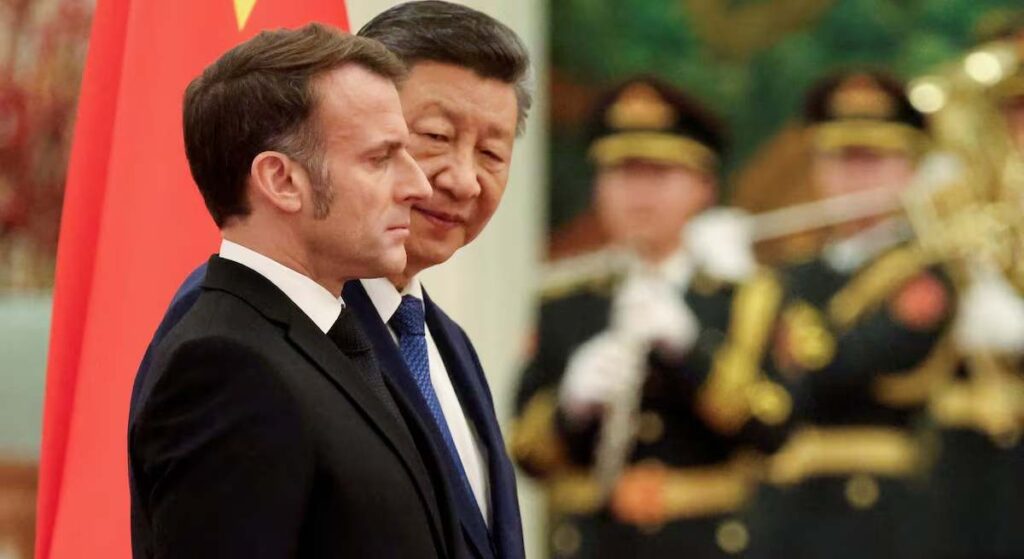 Macron avisa a China de que la UE le aplicará aranceles como Trump si no corrige su superávit