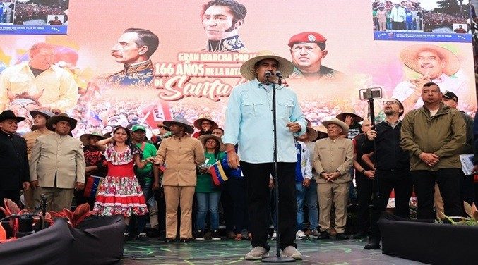 Maduro exige cese del intervencionismo de EEUU en Venezuela