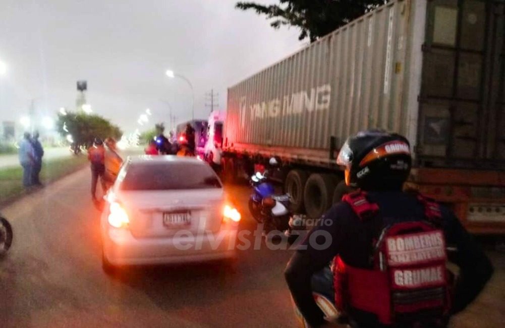 Motorizado ebrio derrapó la madrugada de este domingo cerca de la antigua E/S Gianini