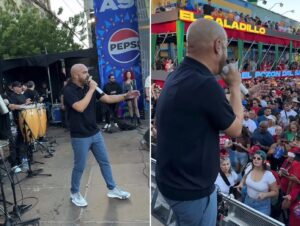 Omar Enrique fue a su tierra natal y recibió abucheos en pleno concierto (VIDEO)