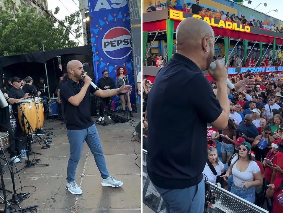 Omar Enrique fue a su tierra natal y recibió abucheos en pleno concierto (VIDEO)