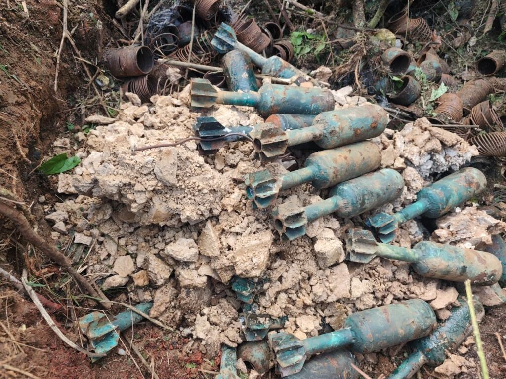 Operación militar en Tumaco: Ejército destruye arsenal con más de 100 minas antipersonal