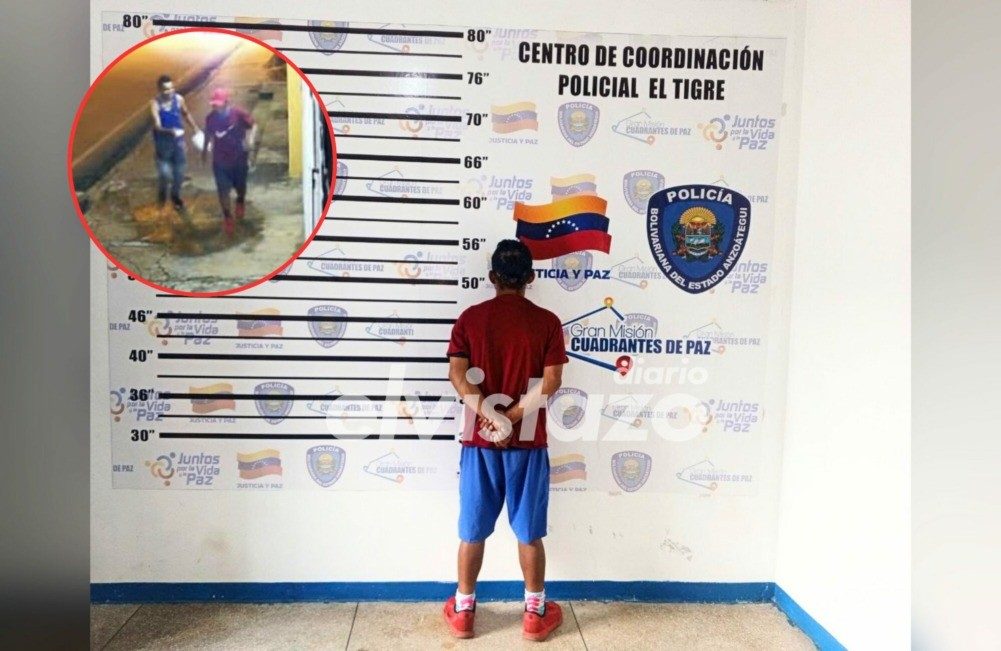 Polianzoátegui El Tigre captura a un involucrado en hurto de cámara de seguridad de una vivienda en La Charneca