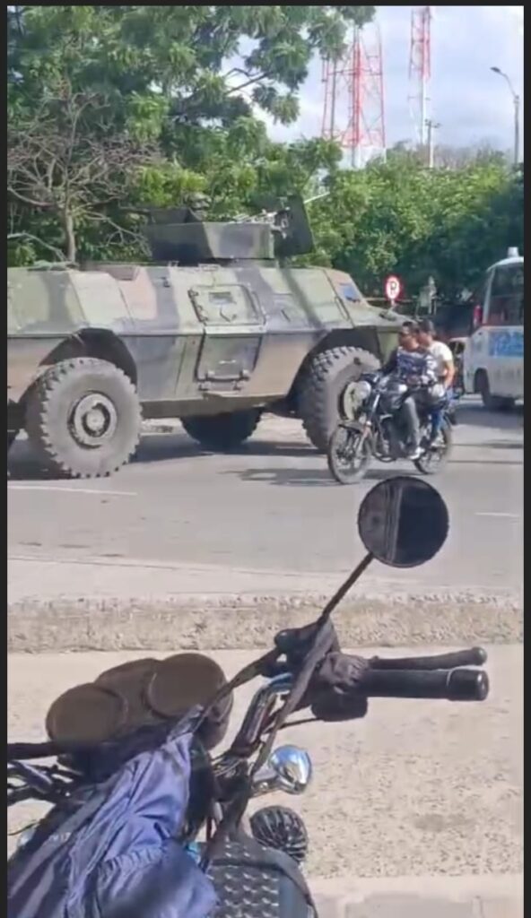 Presencia del Ejército en La Parada – Diario La Nación