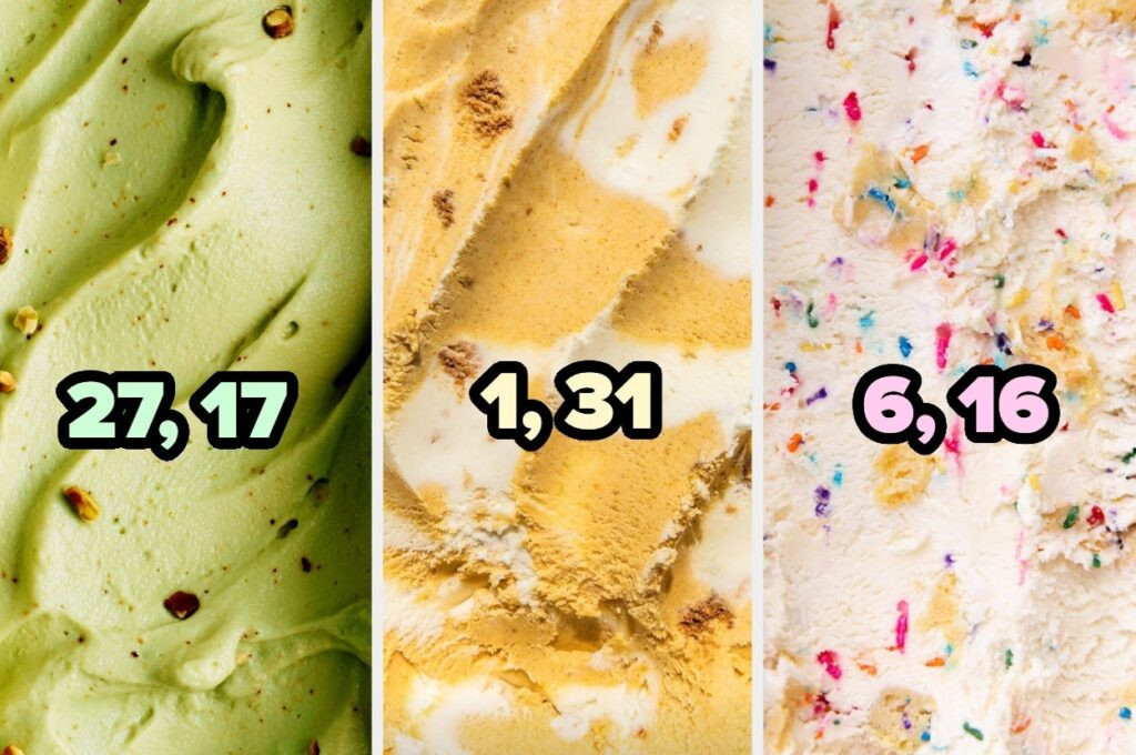 Puedo adivinar el día del mes en el que naciste solo con tu selección de helados
