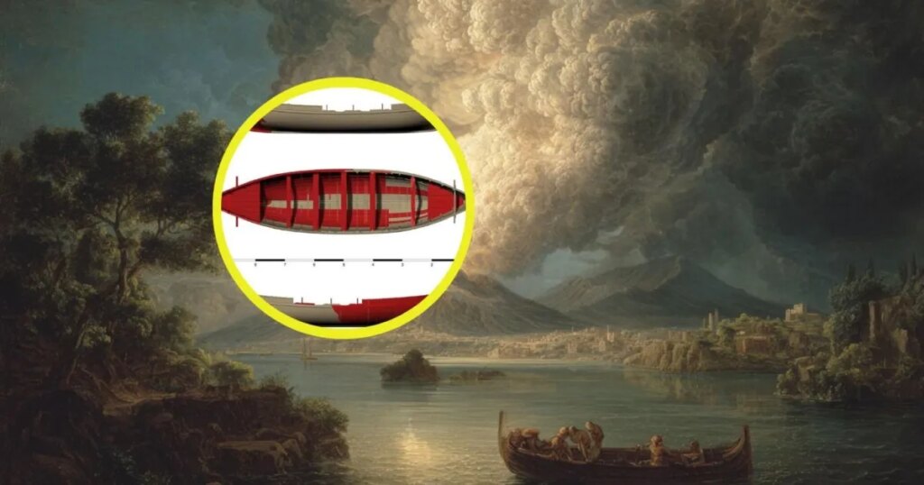 Reconstruyen digitalmente el barco romano de Herculano que quedó sepultado tras la erupción del Vesubio