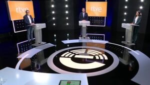 Reproches y pactos guían el debate de Gallardo, Fernández y De Miguel en RTVE marcado por la ausencia de Guardiola | europapress.es