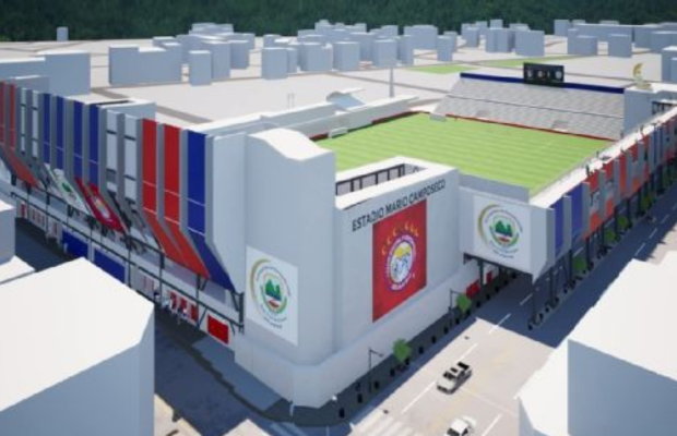 Revelan diseño oficial de remodelación del Estadio Mario Camposeco