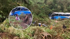 Revelan hipótesis de accidente en el que bus de Copetran cayó a abismo y rodó varios metros en vía Bucaramanga-Arauca: empresa entregó detalles