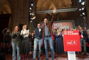 Sánchez cierra la campaña cargando contra Guardiola por agitar la teoría del pucherazo y no denunciar acoso en el PP | europapress.es
