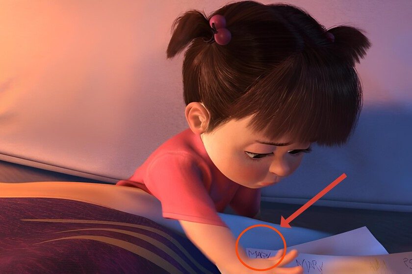 Si pausas Monstruos S.A. a los 32 minutos y 53 segundos verás el verdadero nombre de la simpática Boo