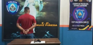 Sujeto fue detenido por porte ilícito de arma de fuego